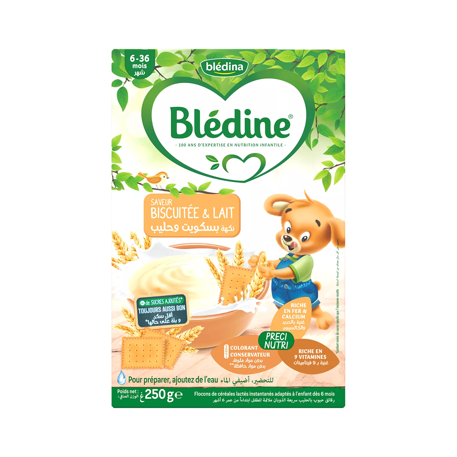 BLÉDINE® SAVEUR BISCUITÉE & LAIT