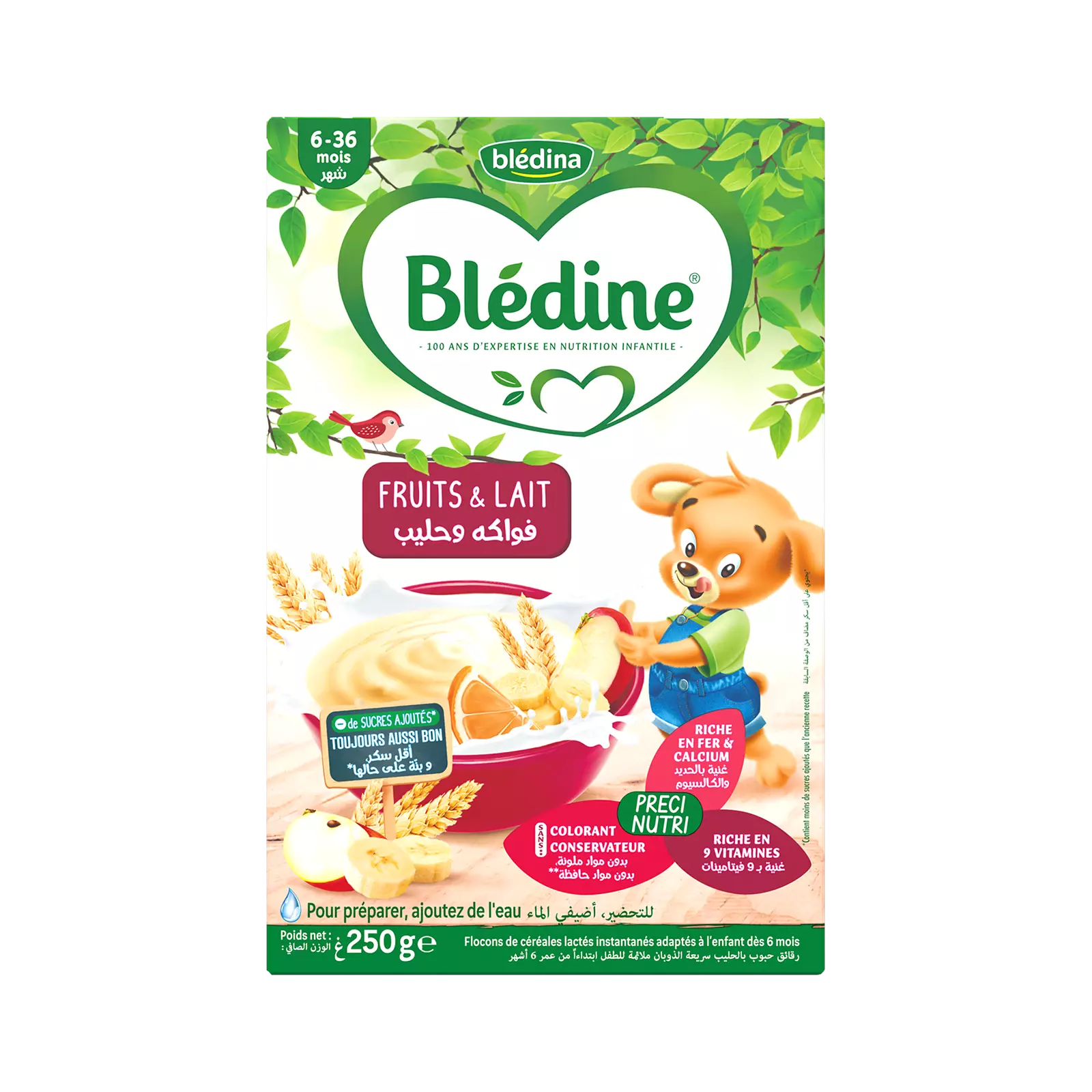 BLÉDINE® SAVEUR FRUITS & LAIT
