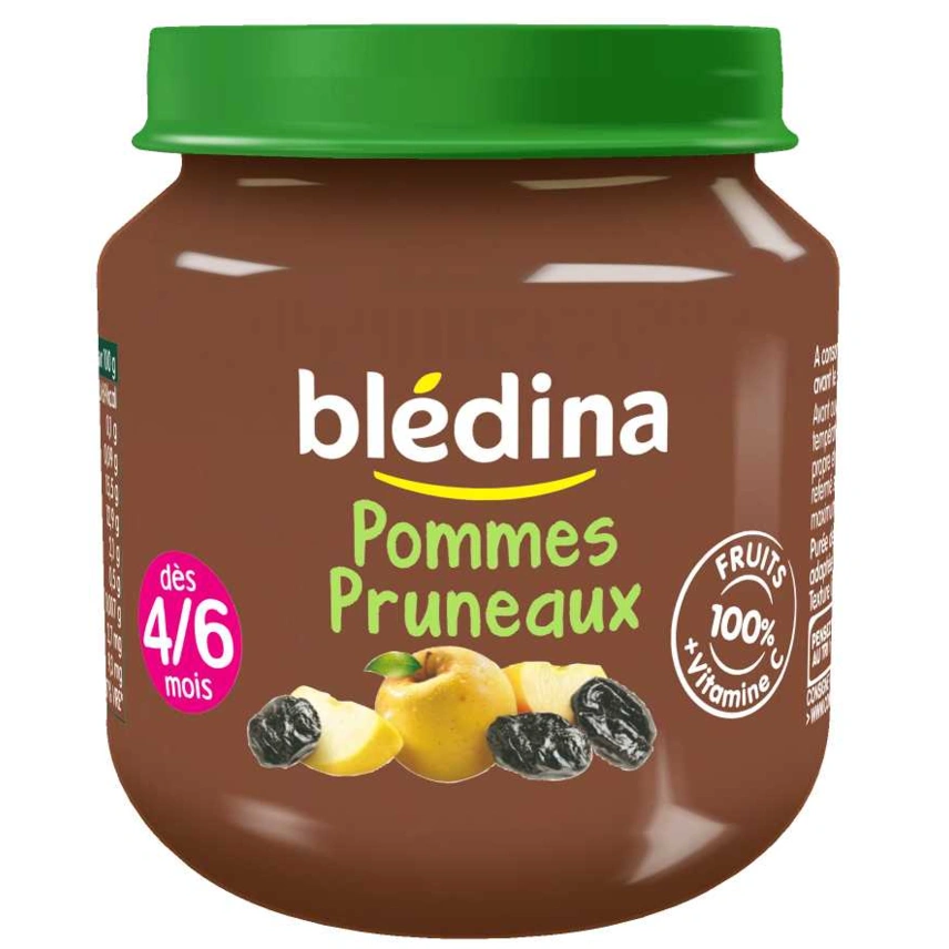 Pot Pommes Pruneaux 4x130g