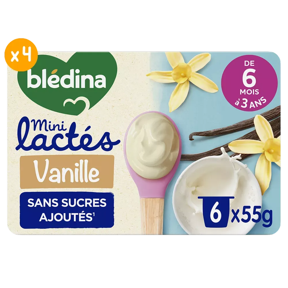 Mini Lactés Vanille - Lot x4